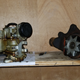 The water pump on the right, hanging out with its good friend, Carburetor.